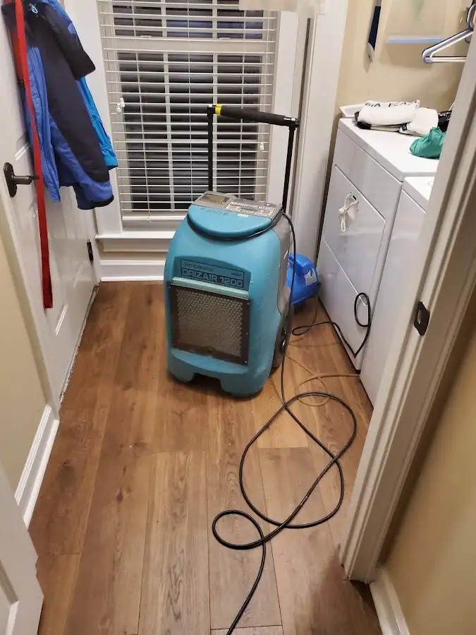 Commercial dehumidifier deployed for Crawl Space Restoration in Westwood